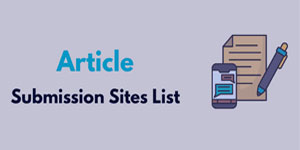 Article Submission Sites